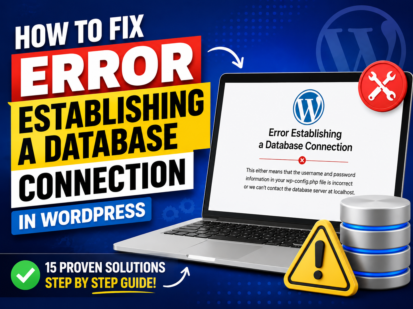 Fix WordPress Error Establishing Database Connection (2026 Ultimate ...